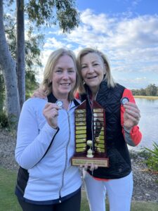 WILKS AND DUNN PREVAIL IN DISTRICT FOURSOMES CHAMPIONSHIP -